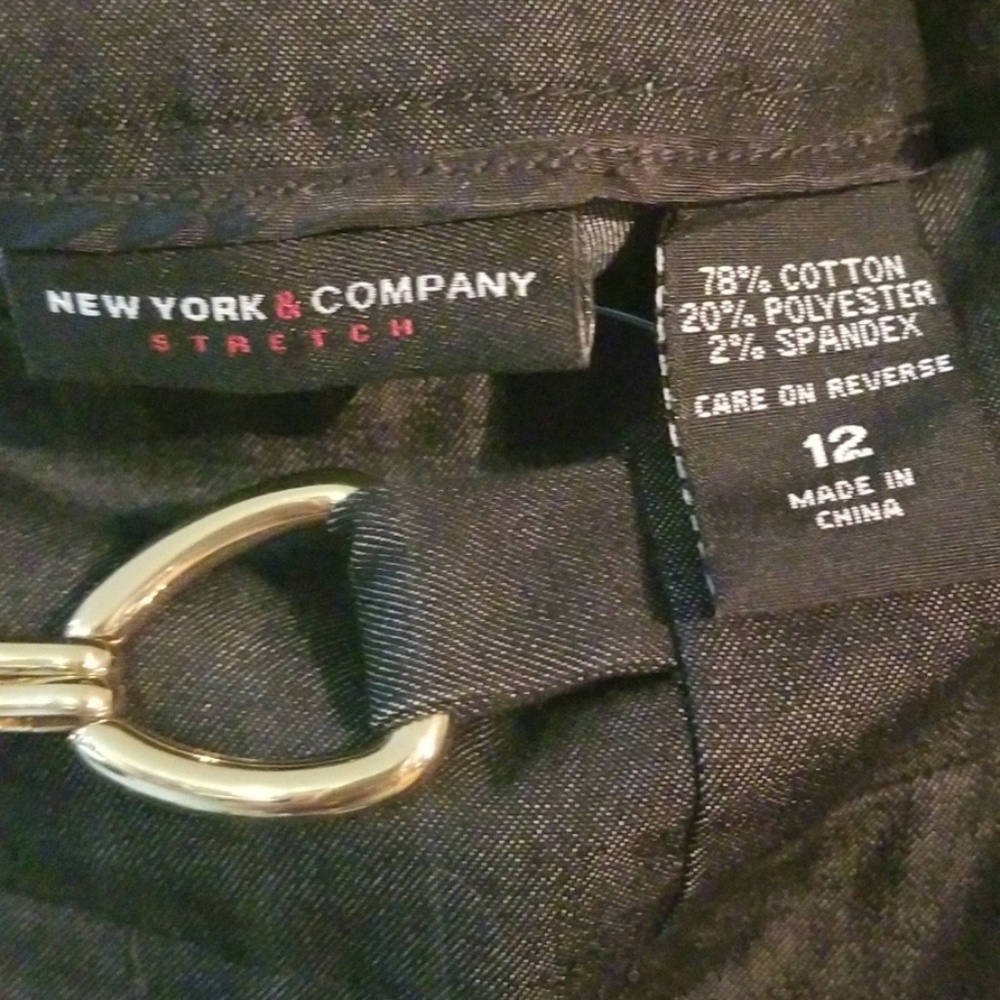 New York & Company Black Skirt Size 12 - Picture 6 of 6